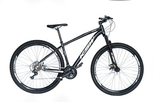 Bicicleta Aro 29 Bike Ksw 21v Marchas Câmbios Especiais Alumínio Freio A Disco. (Preto Prata, 17)
