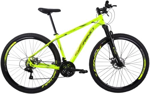 BICICLETA ARO 29 RINO EVEREST 24V - CAMBIOS INDEX (AMARELO NEON, 15)