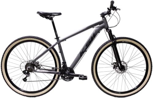 Bicicleta Aro 29 Ksw 21 Marchas Alumínio Cambio Shimano Freio a Disco (Grafite, 17)